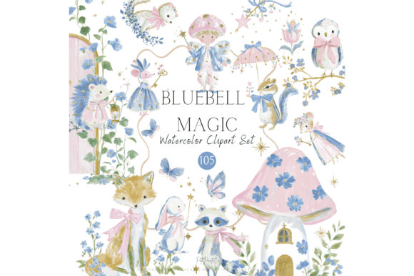 Download Fairy Woodland Clipart Set - Woodland clipart Collection