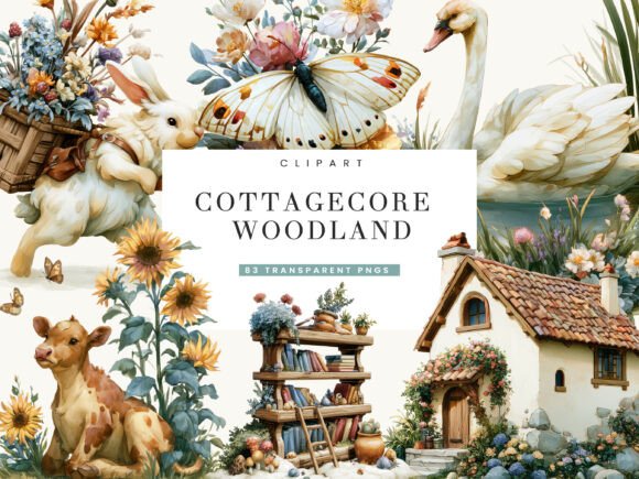 Download Woodland Clipart Bundle - Woodland clipart Collection