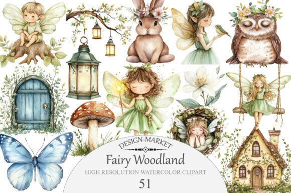 Download Fairy Woodland Clipart - Premium Resources